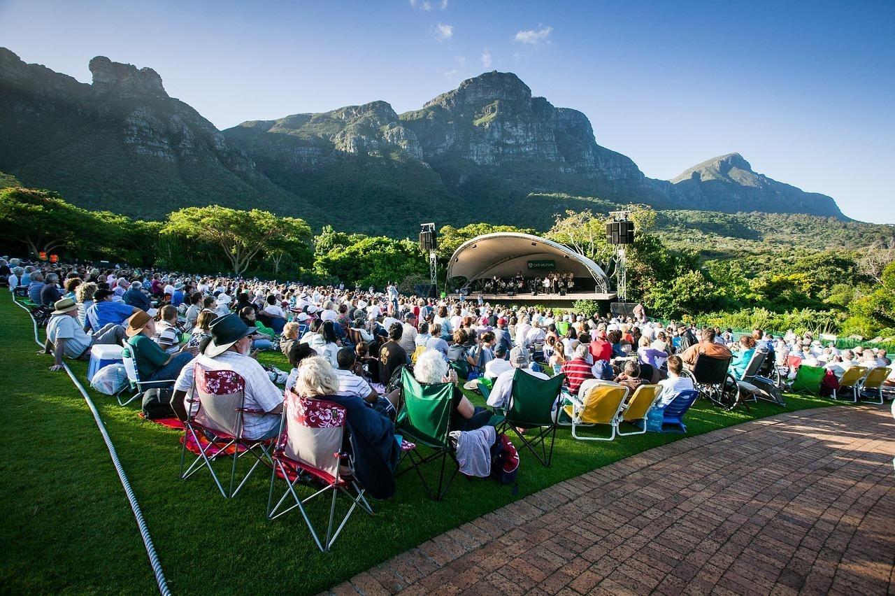 Kirstenbosch Summer Concerts Crowd enjoying live concert